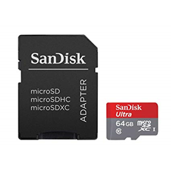 64gb Microsdxc Uhs-i Card With Adapter